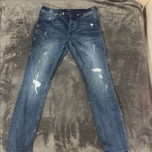 Men's Slim Straight Jeans - Blue